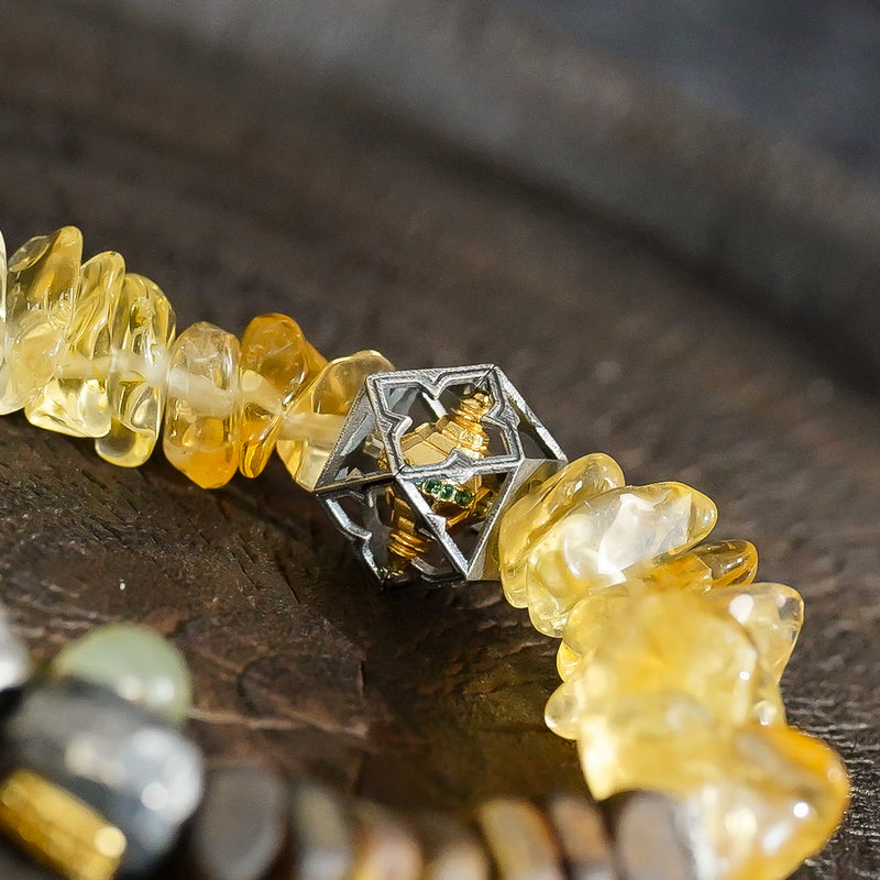 Wealth & Prosperity | Light of Prosperity Citrine Agarwood Bracelet