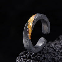 Eternal Fire Silver and Gold Ring