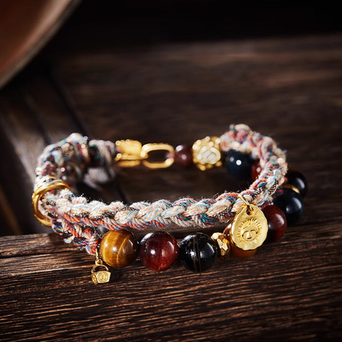 Sincerity Energy Hand-woven Lucky Bead Bracelet