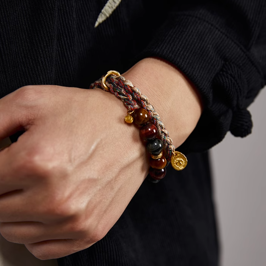 Sincerity Energy Hand-woven Lucky Bead Bracelet
