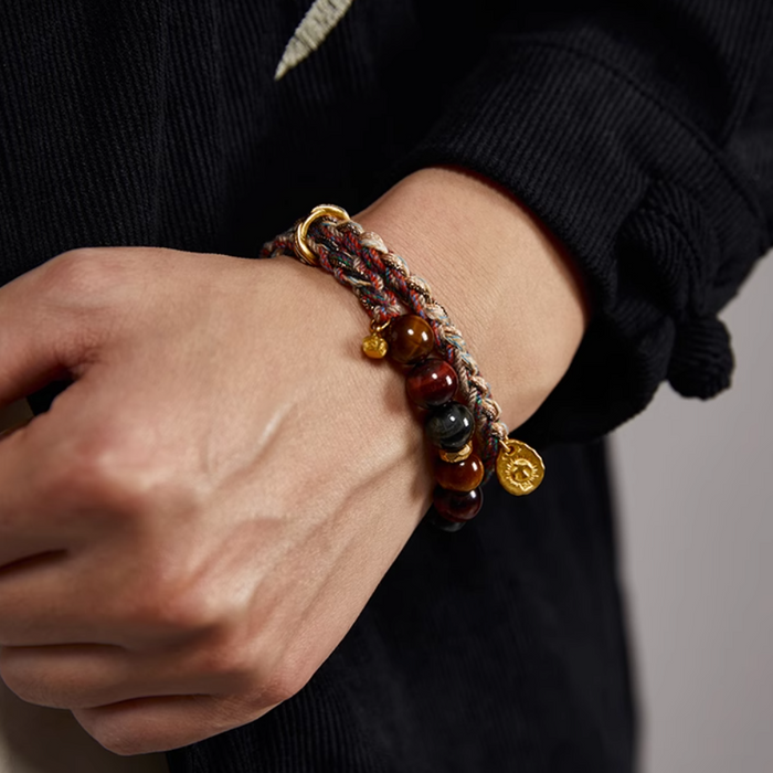 Sincerity Energy Hand-woven Lucky Bead Bracelet