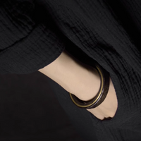 Tranquility Energy Ebony Brass Bracelet