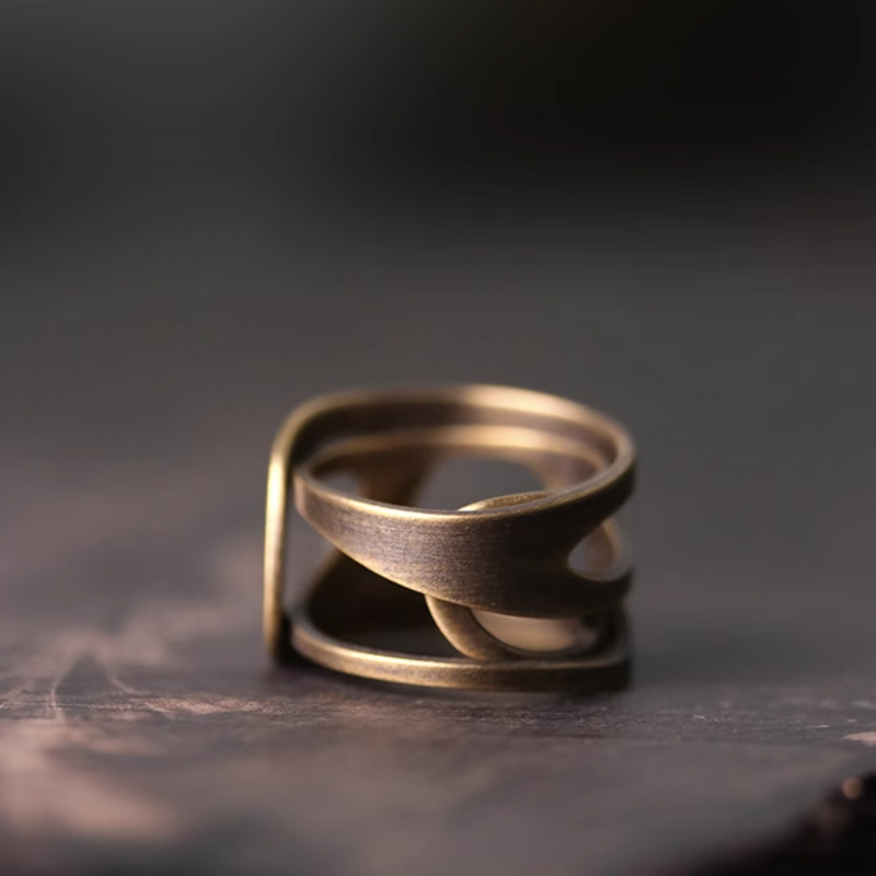 Holy Energy Brass Ring