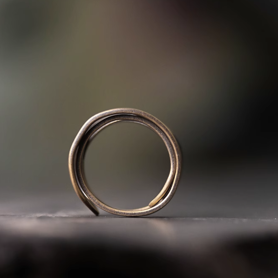 Holy Energy Brass Ring