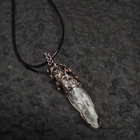 Protective Energy Crystal Rough Stone Pendant