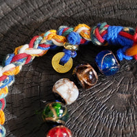 Love & Relationships | Incense Ash Crystal Double Braided Bracelet