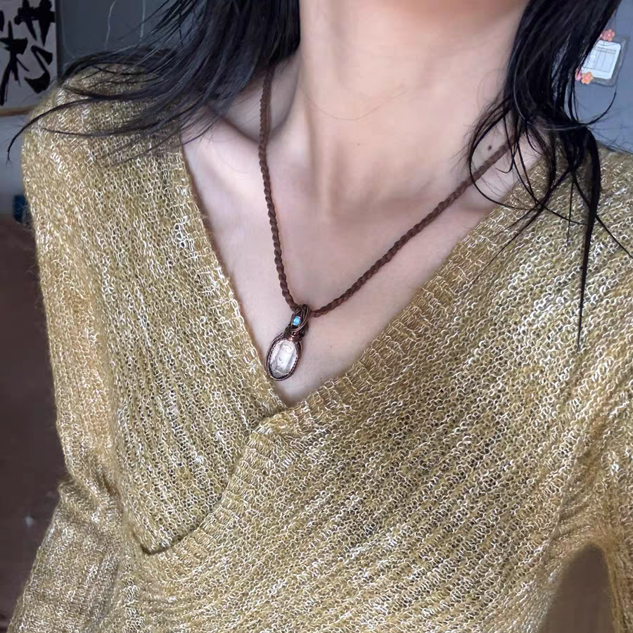 Soul Awakening Energy Clear Quartz Pendant