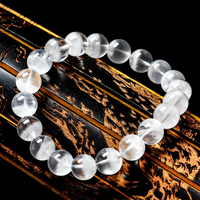 Peace & Calm | Healing Aura White Phantom Crystal Bracelet