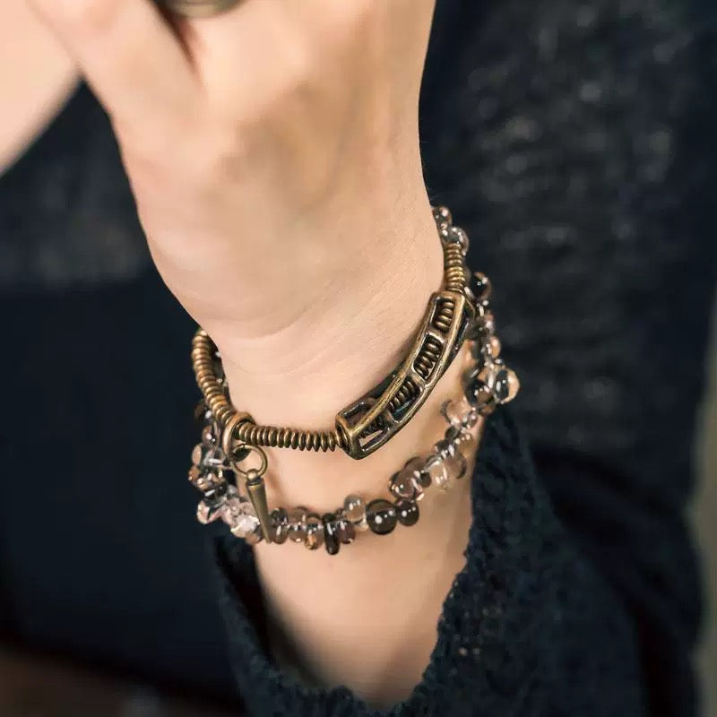 Longevity Energy Tea Crystal Bracelet