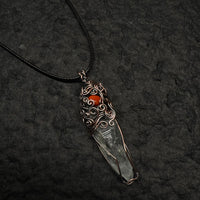 Protective Energy Crystal Rough Stone Pendant