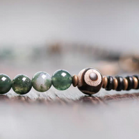 Water Element Water Grass Agate Bracelet