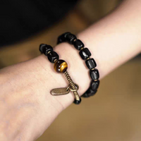Peace & Calm | Protective Serenity Ebony Obsidian Bracelet