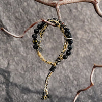 Confidence & Strength | Pure Silver Lucky Buddha Beads Bracelet