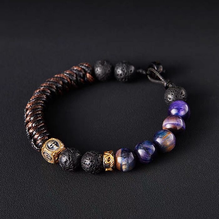 Prosperity Energy Purple Tiger Eye Bracelet