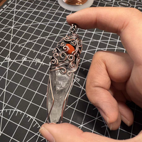 Protective Energy Crystal Rough Stone Pendant