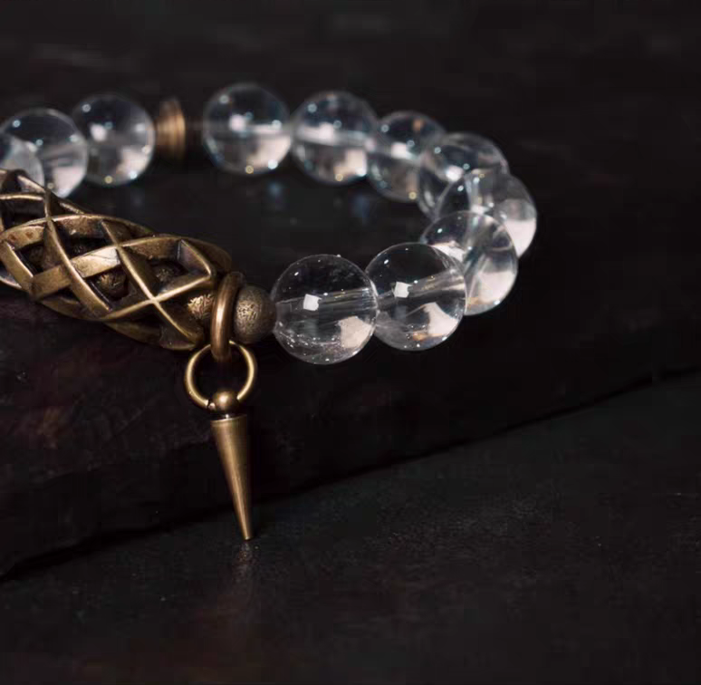 Clarity Energy Brass Quartz Bracelet