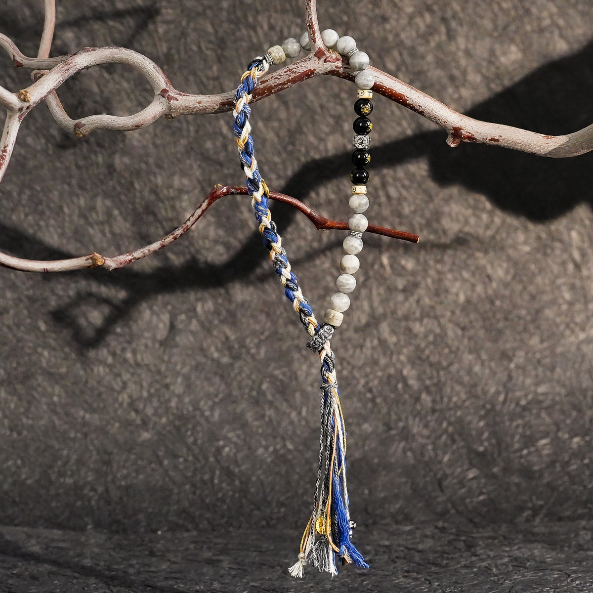 Confidence & Strength | Inner Force Labradorite Obsidian Bracelet
