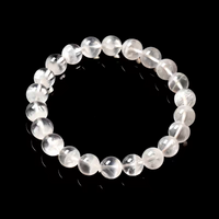 Peace & Calm | Healing Aura White Phantom Crystal Bracelet