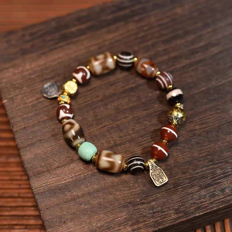 Wealth Energy Tibetan Treasures Bracelet