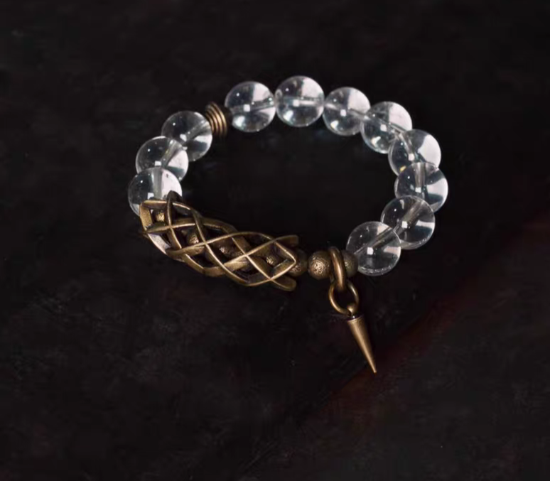 Clarity Energy Brass Quartz Bracelet
