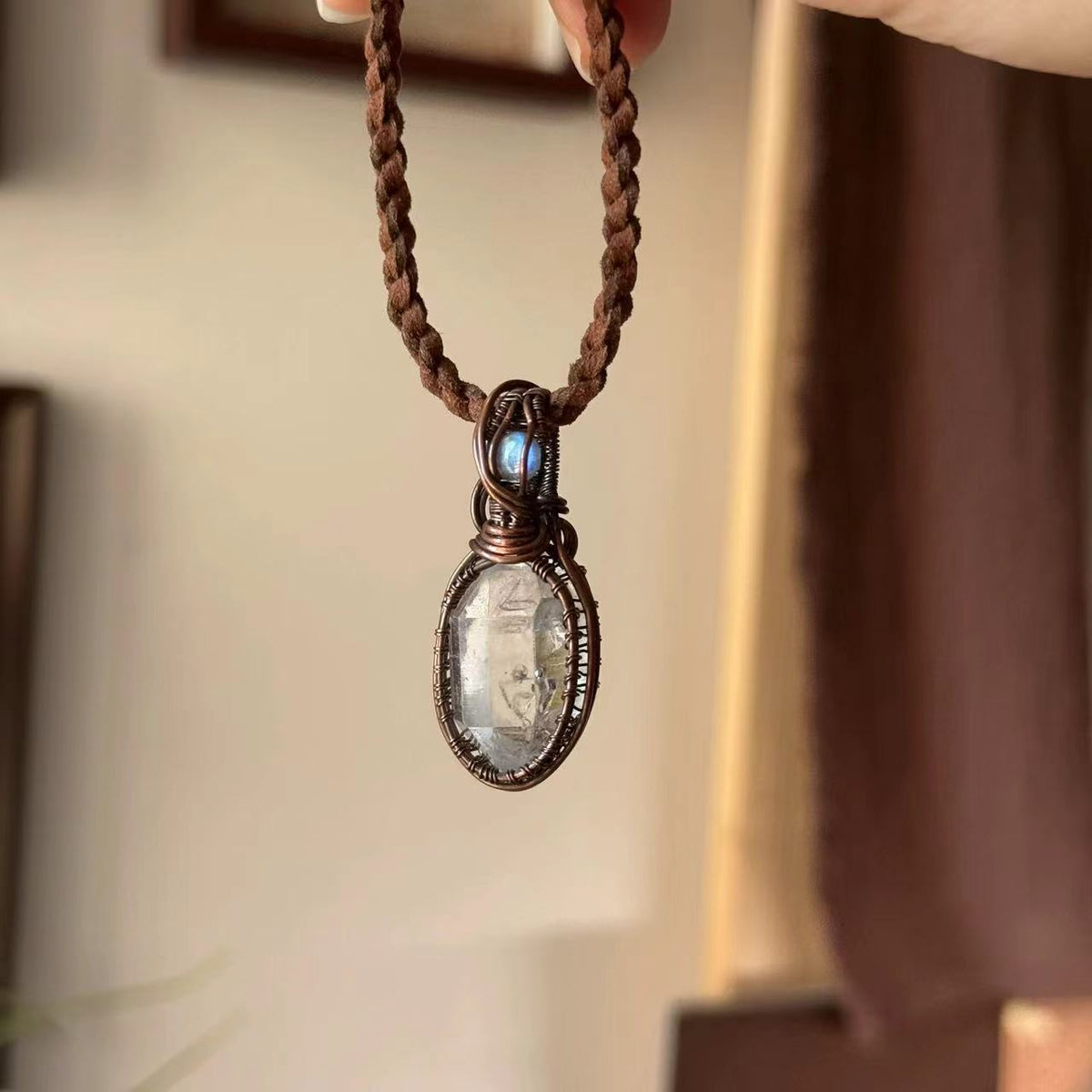 Soul Awakening Energy Clear Quartz Pendant