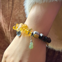Light of Prosperity Citrine Agarwood Bracelet