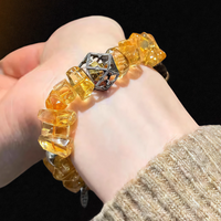 Light of Prosperity Citrine Agarwood Bracelet