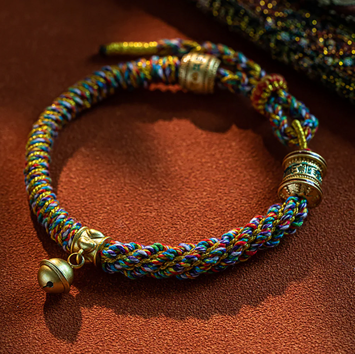 Lucky Energy Five-Color Braided Bracelet