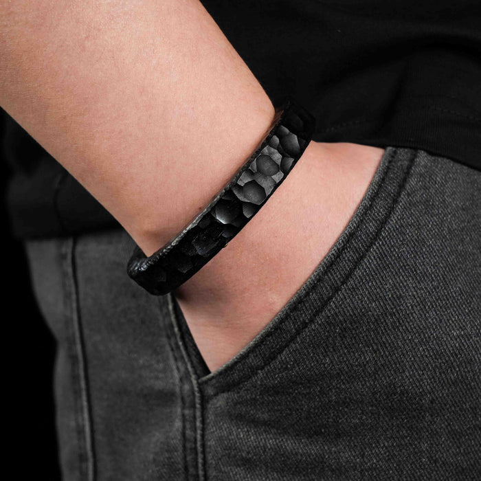 Tranquility Energy Ebony Brass Bracelet