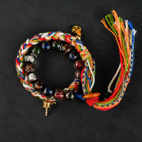 Love Energy Incense Ash Crystal Double Bracelet