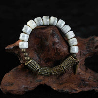 Protective Energy Ox Bone Brass Bracelet