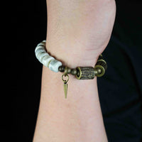Protective Energy Ox Bone Brass Bracelet