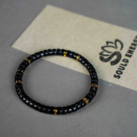 Protection | Silver Guardian Black Rutilated Quartz Bracelet