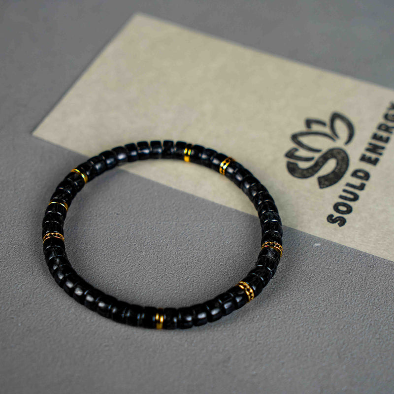 Protection | Silver Guardian Black Rutilated Quartz Bracelet
