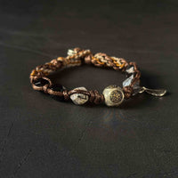 Wealth & Prosperity | Silver Aura Abundance Braided Bracelet