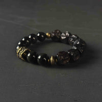 Healing & Wellness | Obsidian Shield of Energy Bracelet