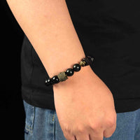Healing & Wellness | Obsidian Shield of Energy Bracelet