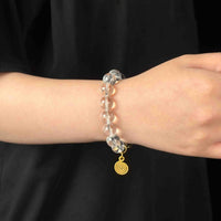 Healing & Wellness | Serenity Energy Clear Quartz Brass Bracelet