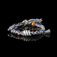 Protection | Fortune Energy Handwoven Silver Bracelet