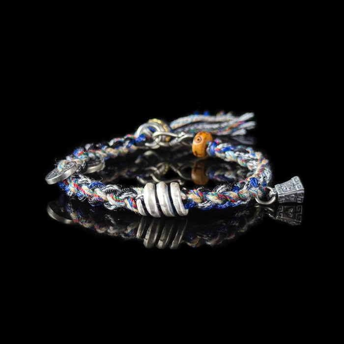 Protection | Fortune Energy Handwoven Silver Bracelet