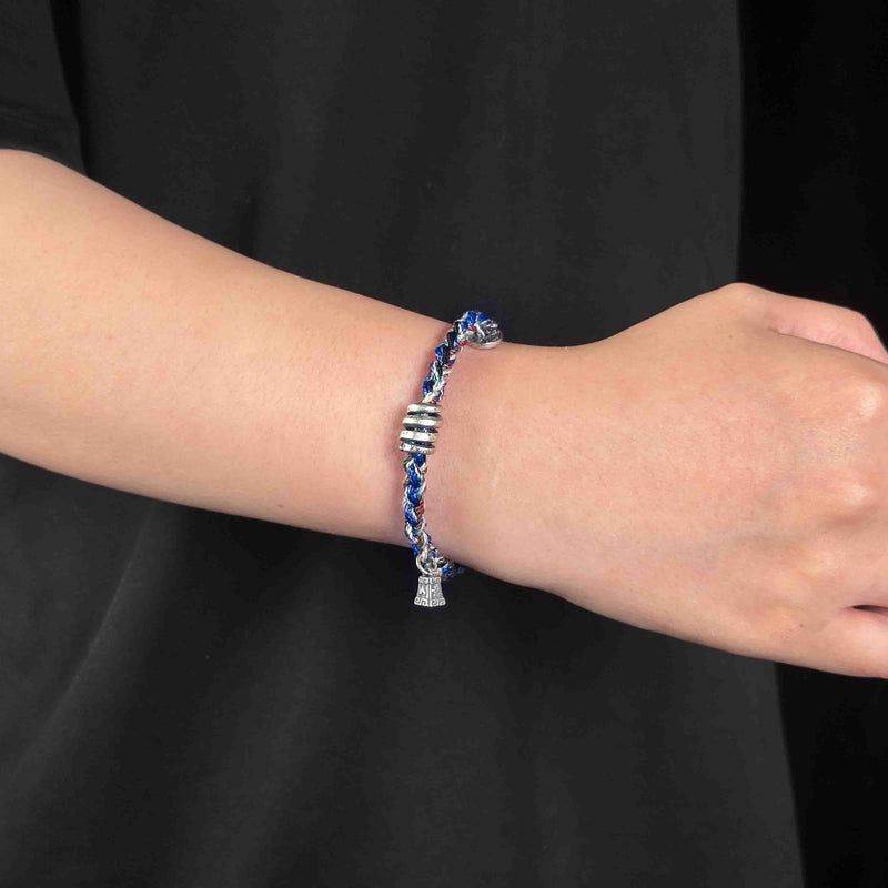 Protection | Fortune Energy Handwoven Silver Bracelet