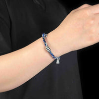 Protection | Fortune Energy Handwoven Silver Bracelet