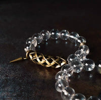 Clarity Energy Brass Quartz Bracelet