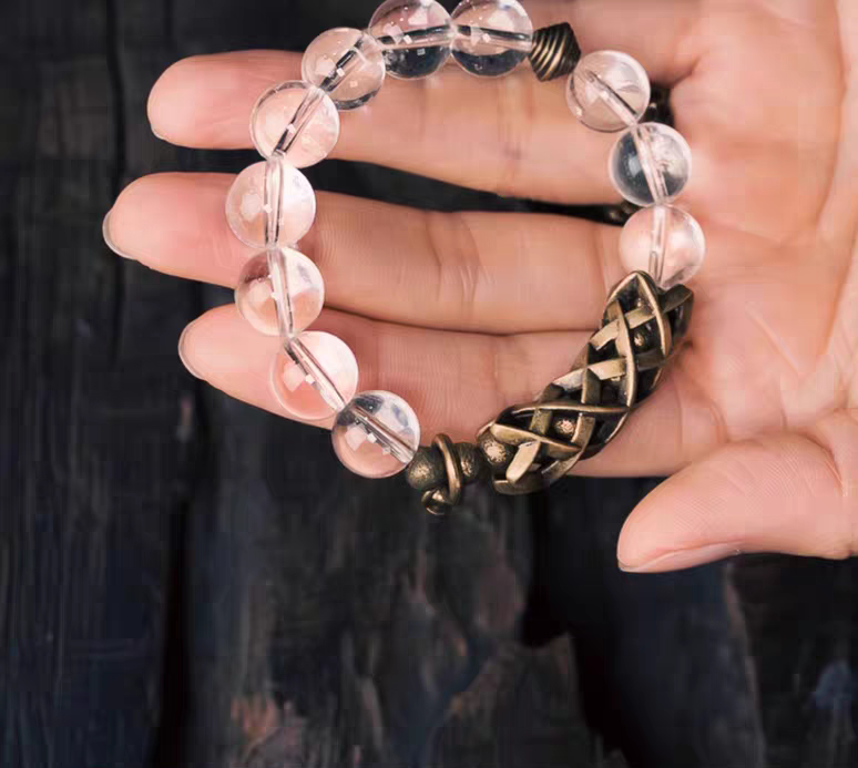 Clarity Energy Brass Quartz Bracelet