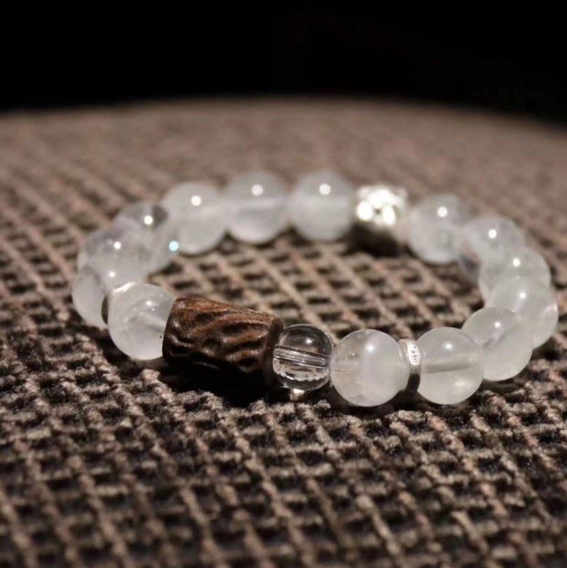 Serenity Energy Quartz Agarwood Bracelet