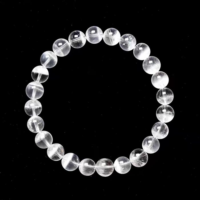 Peace & Calm | Healing Aura White Phantom Crystal Bracelet