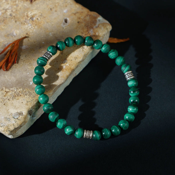 Wood Elements Malachite Bracelet