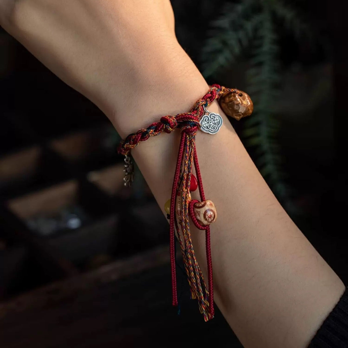 Love Energy Tibetan Handwoven Cotton Bracelet
