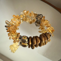 Light of Prosperity Citrine Agarwood Bracelet