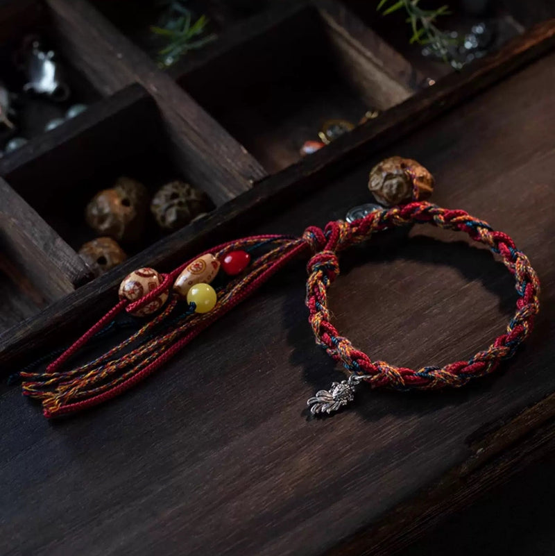 Love Energy Tibetan Handwoven Cotton Bracelet